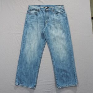 Lucky Brand Jeans Mens 36 Blue Bootcut Denim Casual Western Classic Y2K Retro